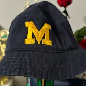 “Michigan” Bucket Hat with Yellow M Logo